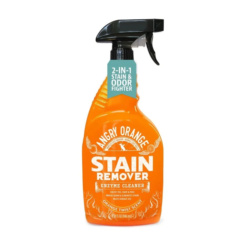Angry Orange Stain Remover – 32oz Enzyme Pet Cleaner